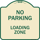 No Parking Loading Zone Sign
