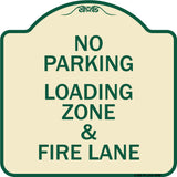 No Parking Loading Zone & Fire Lane
