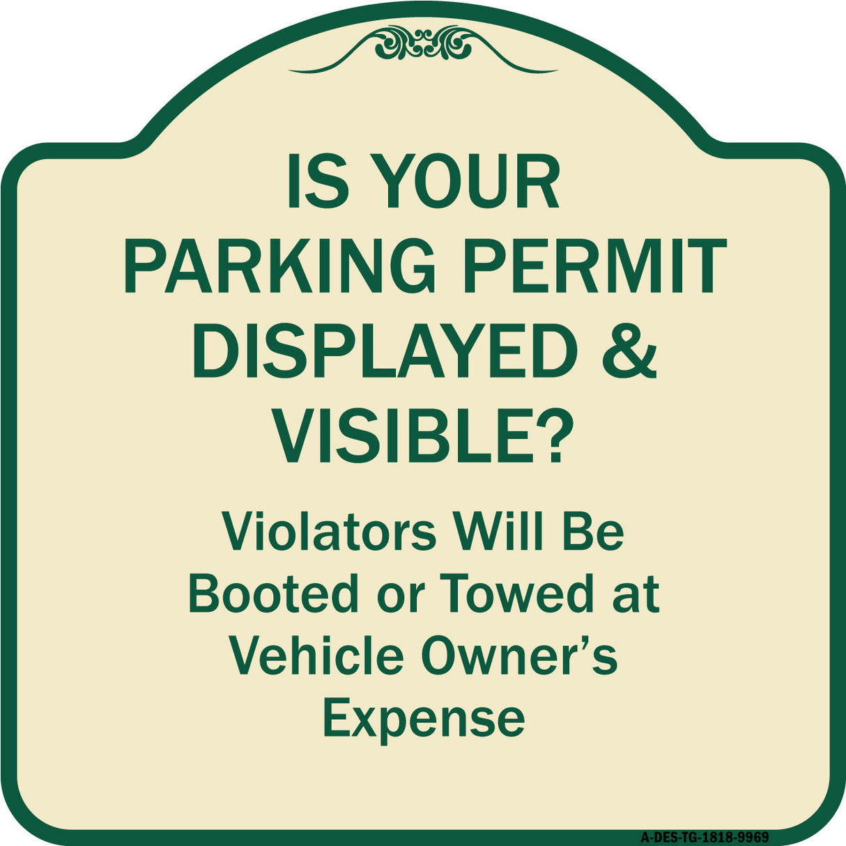 Is Your Parking Permit Displayed & Visible
