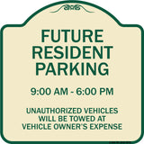 Future Resident Parking 9:00 - 6:00