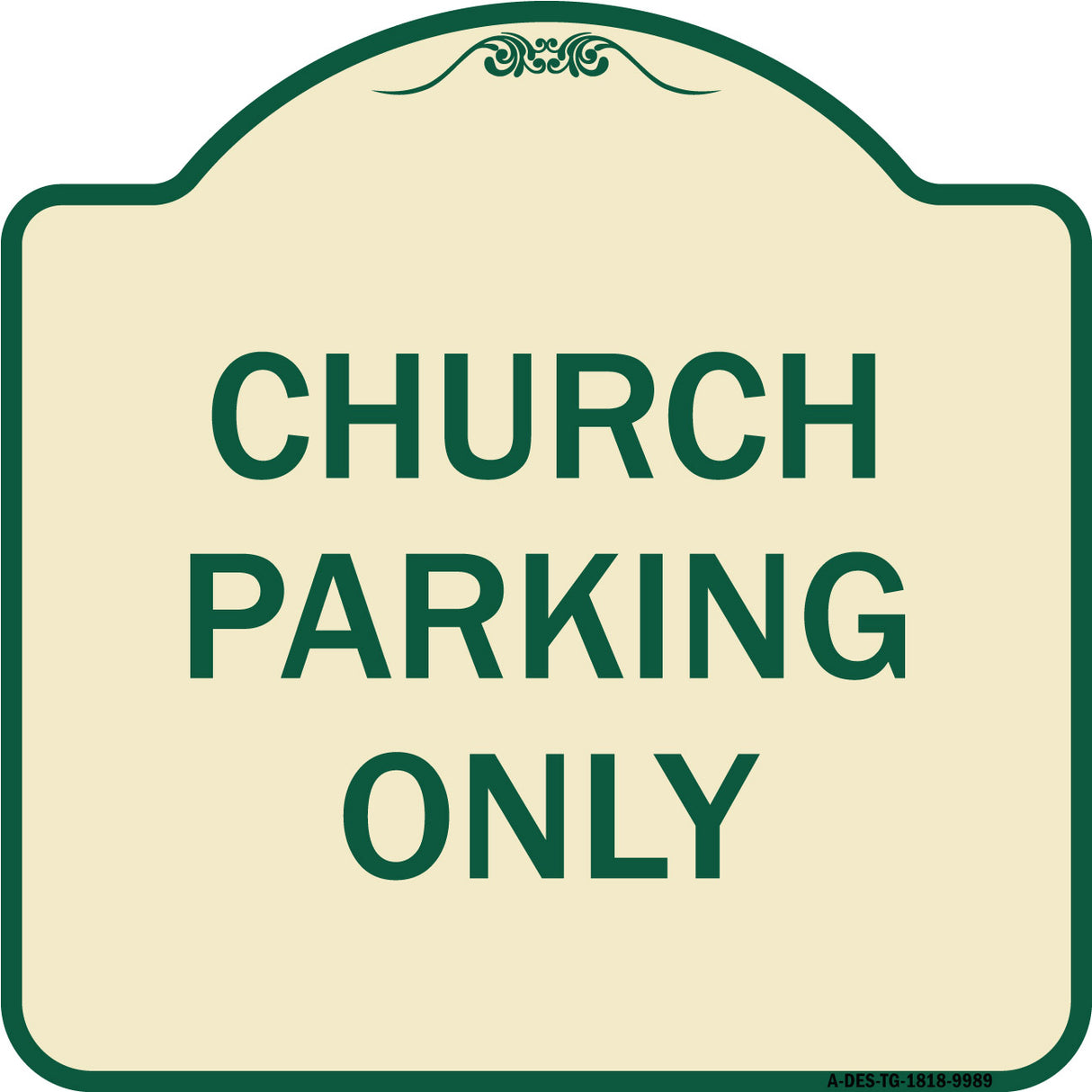 Church Parking Only