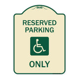 With NY Compliance Reserved Parking Only (With Access Icon)