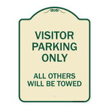 Visitor Parking Only All Others Will Be Towed
