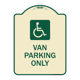 Van Parking Only (With Handicap Symbol)