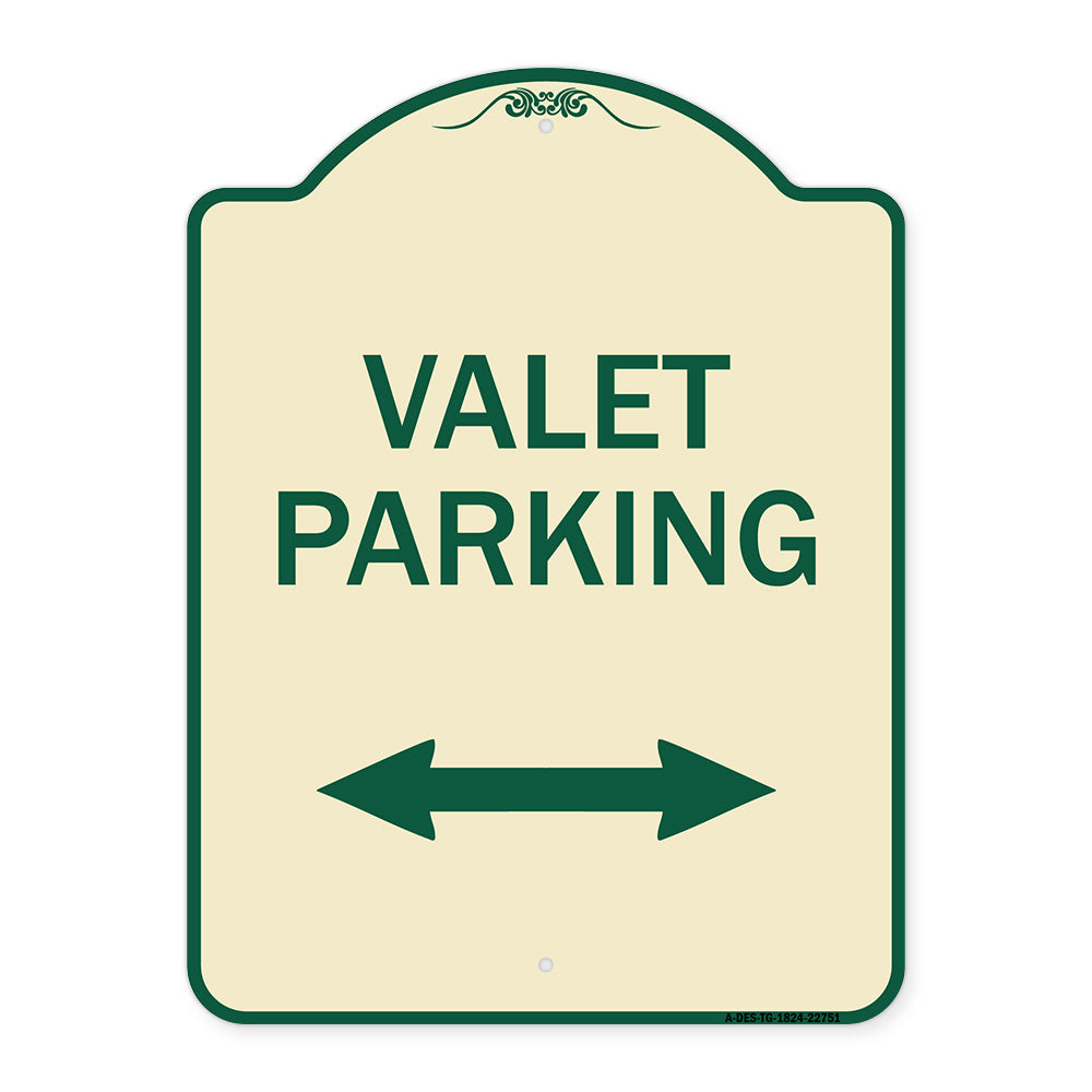 Valet Parking with Bidirectional Arrow
