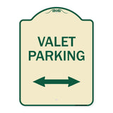 Valet Parking with Bidirectional Arrow