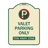 Valet Parking Only Tow Away Zone