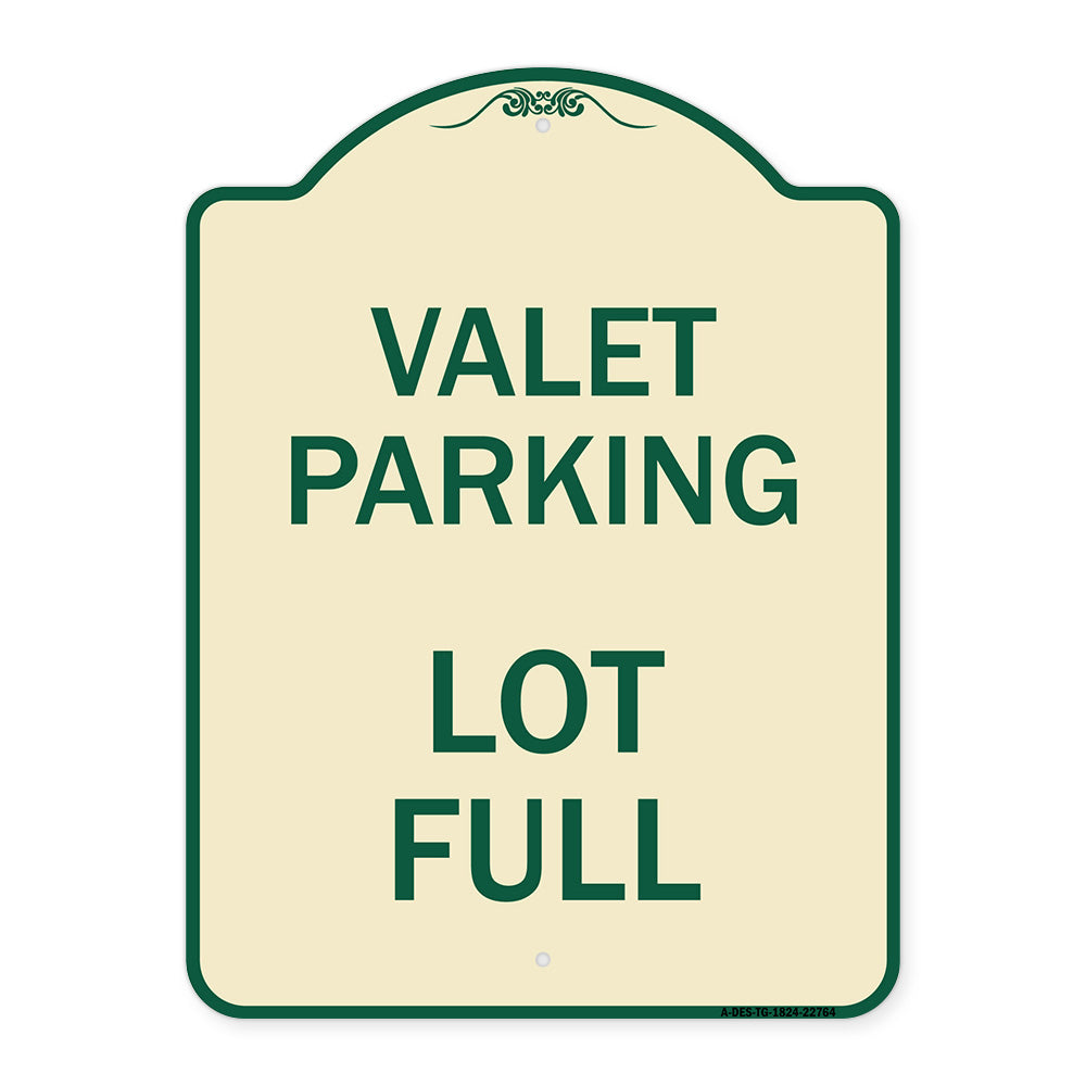 Valet Parking Lot Full