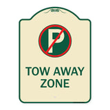 Tow Away Zone (No Parking Symbol)