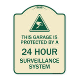This Garage Is Protected by A 24 Hour Surveillance System