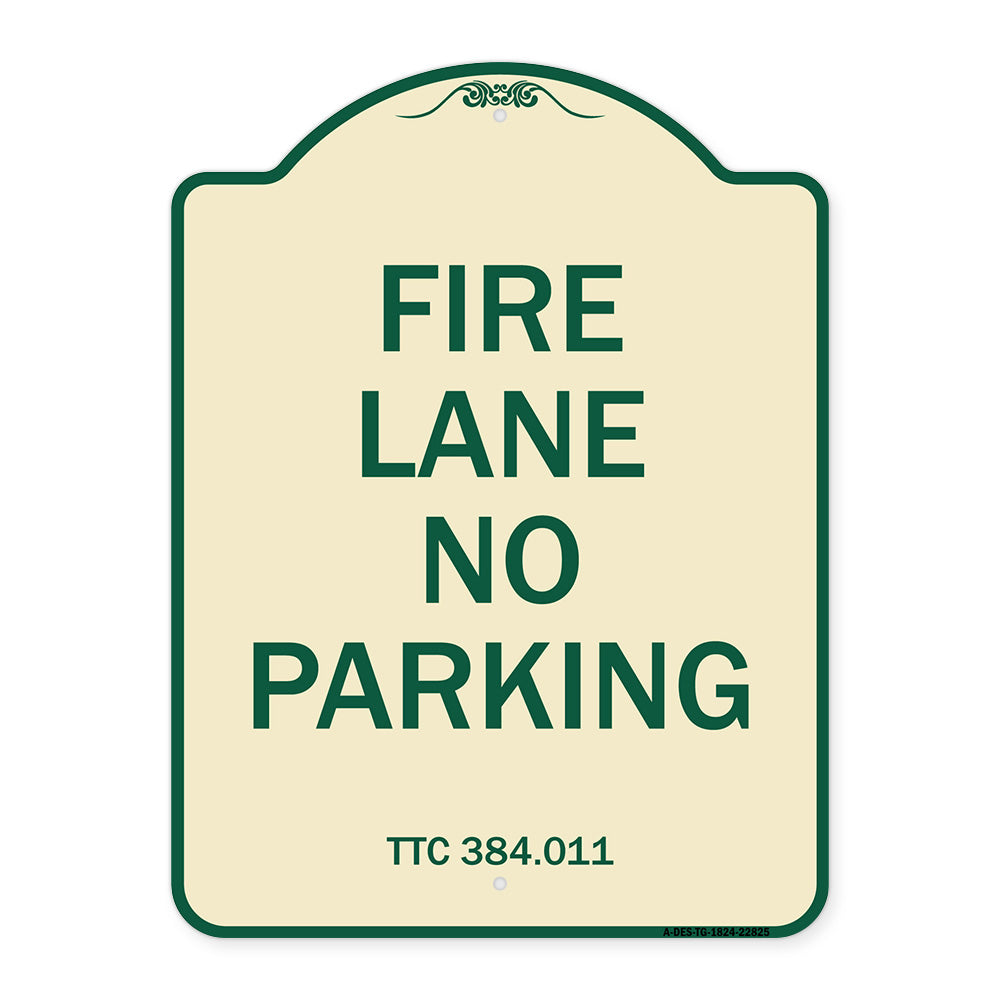 Texas Fire Lane No Parking