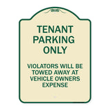 Tenant Parking Only Violators Will Be Towed Away at Car Owner's Expense