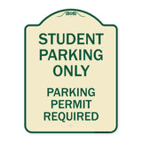 Student Parking Only Parking Permit Required