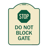 Stop Do Not Block Gate