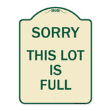 Sorry This Lot Is Full