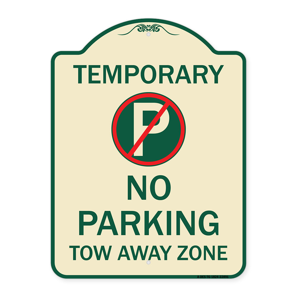 No Parking Tow Away Zone