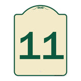 Sign with Number '11