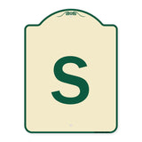 Sign with Letter S