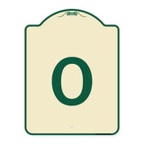 Sign with Letter O