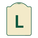 Sign with Letter L