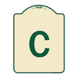 Sign with Letter C