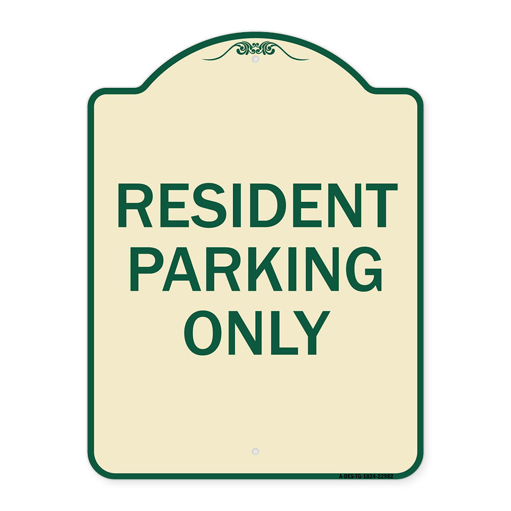 Resident Parking Only