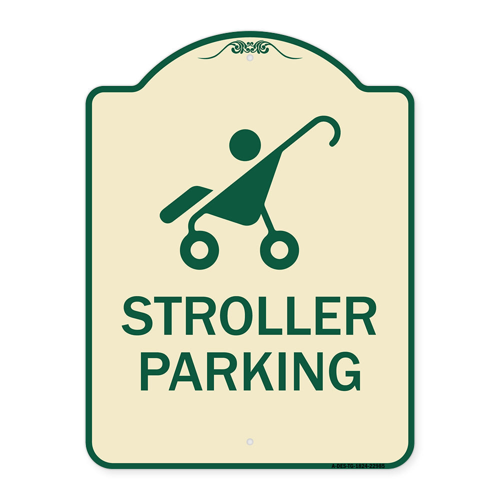 Reserved Stroller Parking (With Graphic)