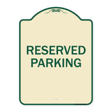 Reserved Parking Bright Yellow