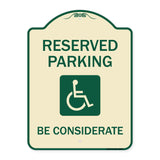 Reserved Parking - (With Handicap Symbol) Be Considerate