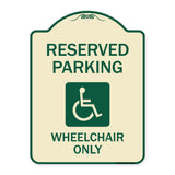 Reserved Parking Wheelchair Only (With Graphic)