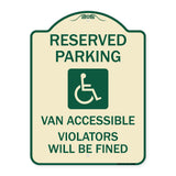 Reserved Parking Van Accessible Violators Will Be Fined (With Graphic)