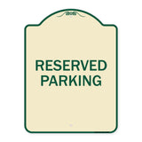 Reserved Parking Sign