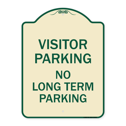 Reserved Parking Sign Visitor Parking No Long-Term Parking