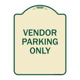 Reserved Parking Sign Vendor Parking Only