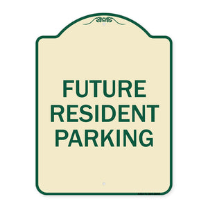 Reserved Parking Sign Future Resident Parking