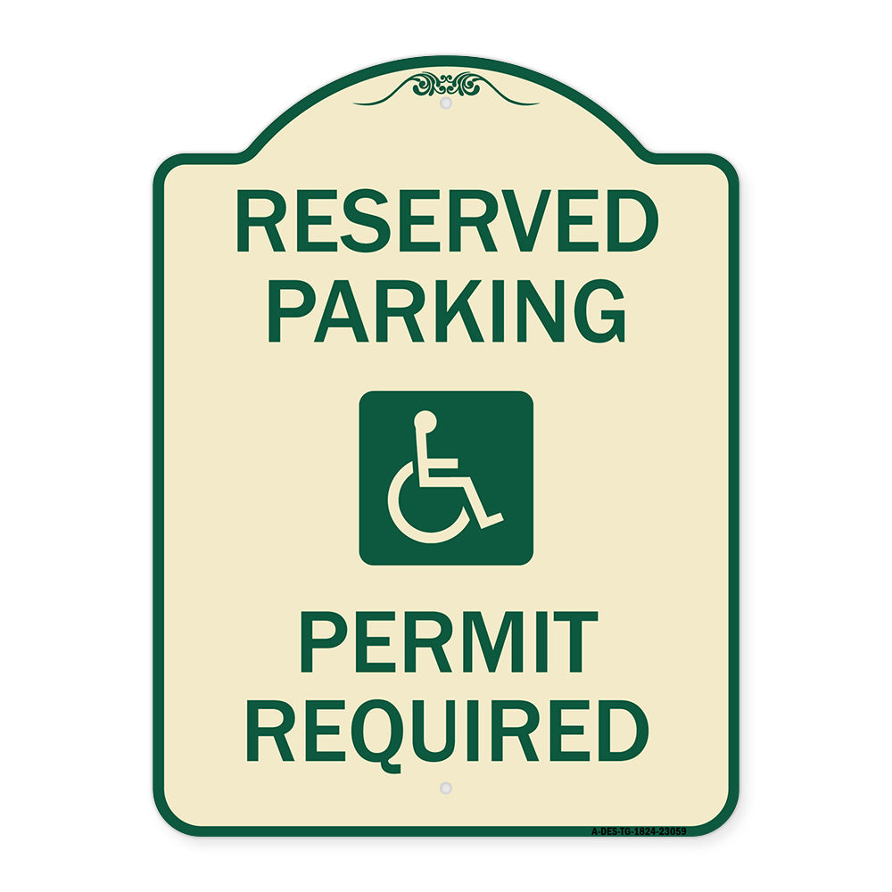 Reserved Parking Permit Required (With Graphic)