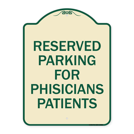 Reserved Parking for Physicians Patients