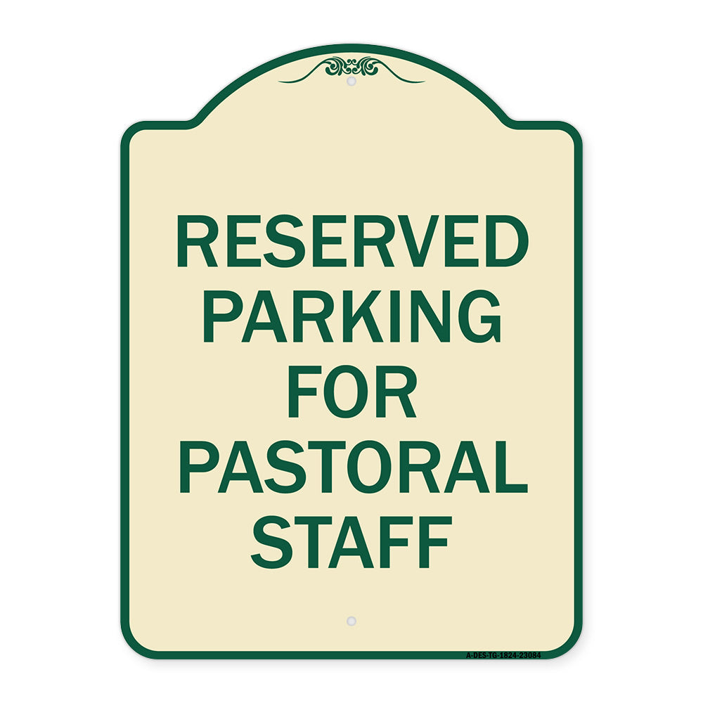 Reserved Parking for Pastoral Staff