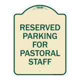 Reserved Parking for Pastoral Staff