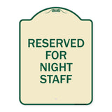 Reserved Parking for Night Staff