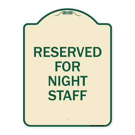 Reserved Parking for Night Staff