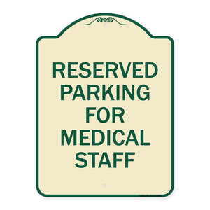 Reserved Parking for Medical Staff