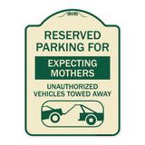Reserved Parking for Expecting Mothers Unauthorized Vehicles Towed Away