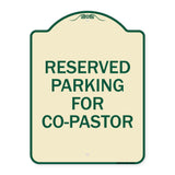 Reserved Parking for Co-Pastor