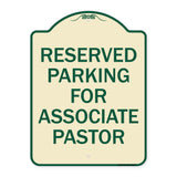 Reserved Parking for Associate Pastor