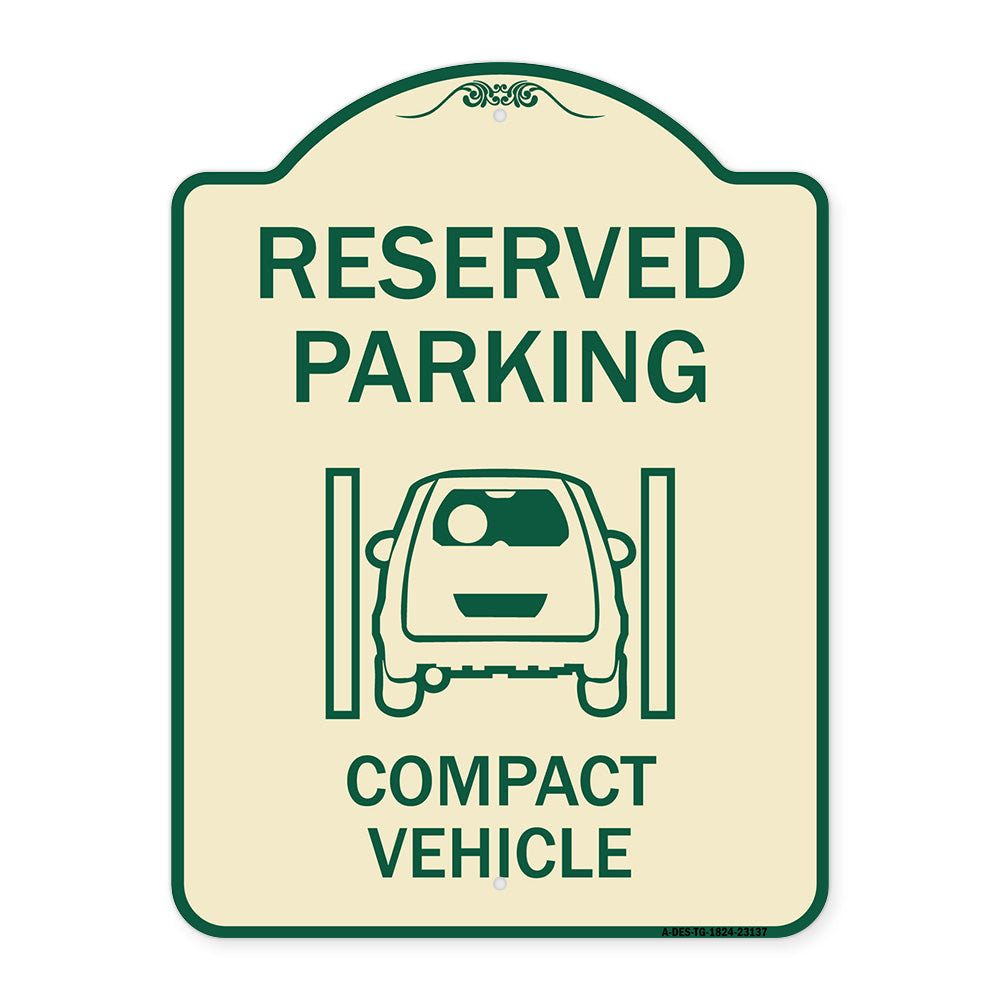 Reserved Parking Compact Vehicle