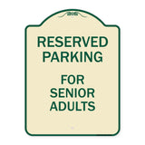Reserved Parking - for Senior Adults