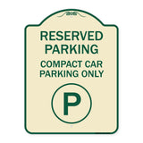 Reserved Parking - Compact Car Parking Only (With Parking Symbol)