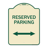 Reserved Parking (Arrow Pointing Left and Right)