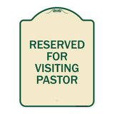 Reserved for Visiting Pastor